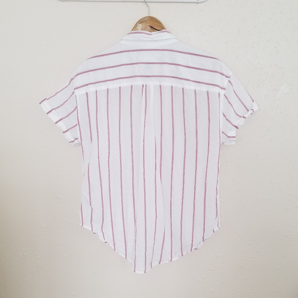 Universal Thread Pin Stripe Button Up Top - image 3